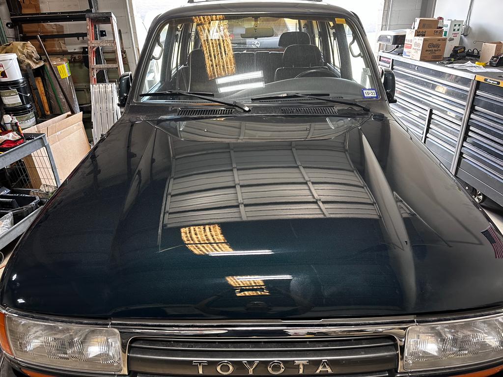 Completed Land Cruiser restoration project
