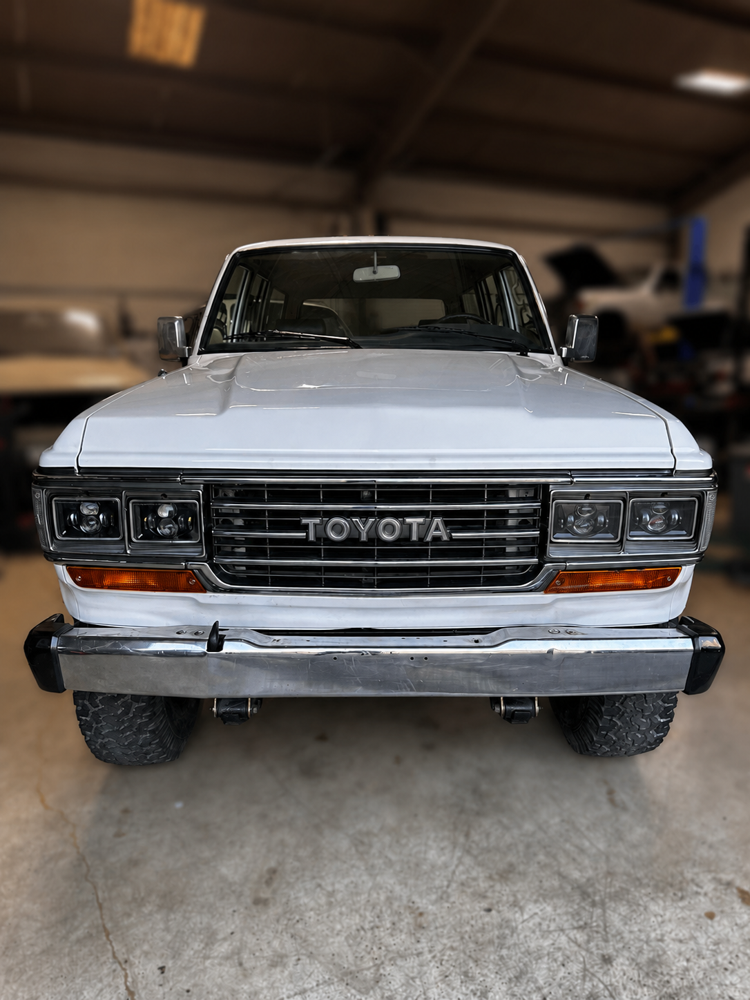 Completed Land Cruiser restoration project